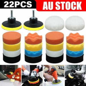 Car Polishing Pads Polisher Clean for Car Drill Sponge Buffer Waxing Buffing Set - Picture 1 of 12