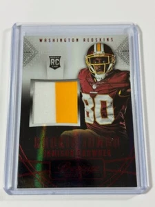 Panini Prestige Jerseys Jamison Crowder #RJJ-JC Rookie Jumbo Patch RC Redskins - Picture 1 of 2