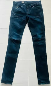 G-STAR RAW SLIM FIT TAPERED WMN COMFORT DARBY DENIM JEANS DARK AGED W26 L34 NEW - Picture 1 of 8