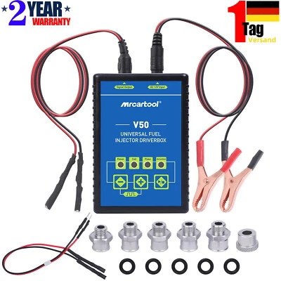 MRCARTOOL Inyectores de automóvil aparato de prueba aparato de prueba de boquillas probador automático de inyector de combustible