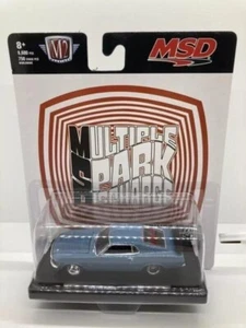 M2 Machines 1:64 scale die-cast model 1970 Ford Mustang blue MSD w/displaystand - Picture 1 of 2
