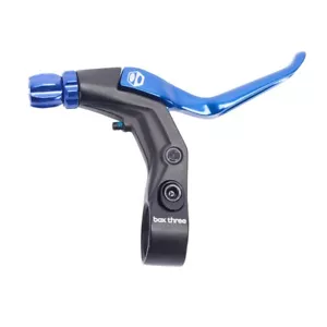 Palanca de freno Box Components Three 3 LONG para bicicletas de carreras BMX AZUL - Imagen 1 de 1
