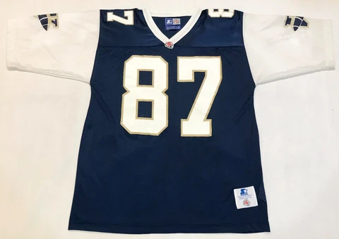 Vintage Starter CFL Winnipeg Blue Bombers #87 Football Jersey L Blue Cover