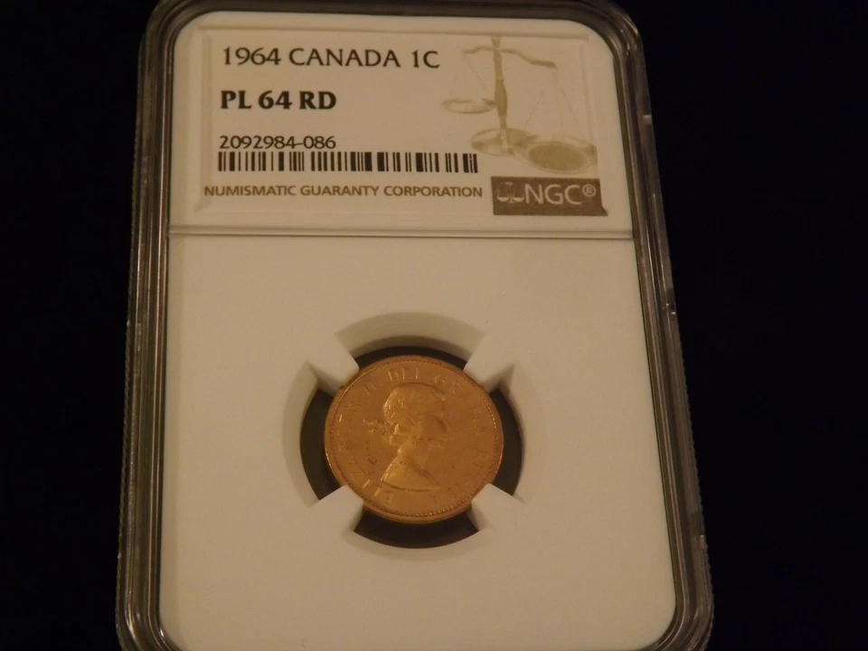 1964    1 C     Canada              NGC PL 64 RD - Image 1 of 2