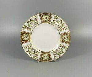 ROYAL CROWN DERBY GREEN DERBY PANEL A1237 TEA / SIDE PLATE 16CM (PERFECT)