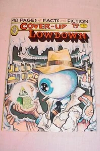1977 COMIC BOOK MAGAZINE COVER-UP LOWDOWN CONSPIRACY THEORIES AND MORE NO 1 - Picture 1 of 4