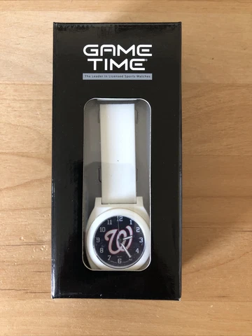 Washington Nationals Game Time White Wrist Watch New Unopened Cover