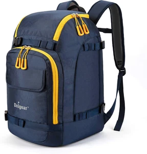 Ski Boot Bag, 50L Ski Boot Backpack for Ski Helmet, Goggles, Gloves, Skis, Snow - Picture 1 of 12