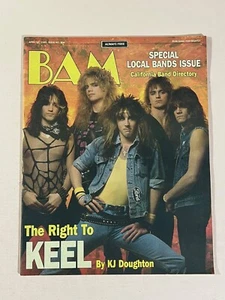 Keel 1984 BAM Magazine #204 Chris Isaak, Big City, The Kinks - Picture 1 of 5