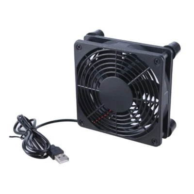 120mm 5V USB Powered Cooling Fan for Router Rack Video Networking Cabinet - Image 1 of 4
