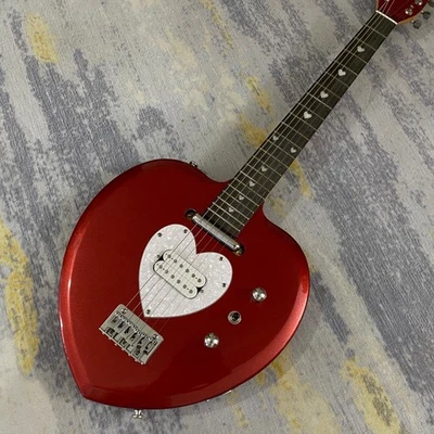 Daisy Rock Electric Guitar Heart-shaped Red maple nack - Image 1 of 4