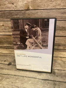Isn't Life Wonderful? (DVD, 1924) DW Griffith Blackhawk Flicker Alley - Imagen 1 de 4