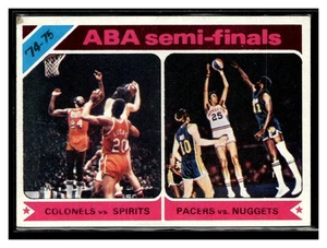 1975-76 Topps #309 ABA Semi-finals - Picture 1 of 2