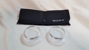 Job Lot 2x Sony cross screen 58mm & soft 58mm Camera Filters with Case - Picture 1 of 9