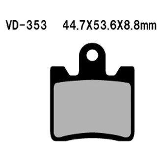 For Yamaha FJR1300A 2006-2018 Vesrah Front Organic Semi-Metallic Brake Pads Foto 1 de 2