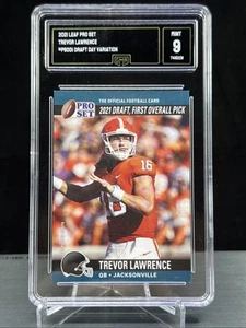 2021 Trevor Lawrence rookie - Leaf Pro Set - GMA 9 - hot! - Picture 1 of 3
