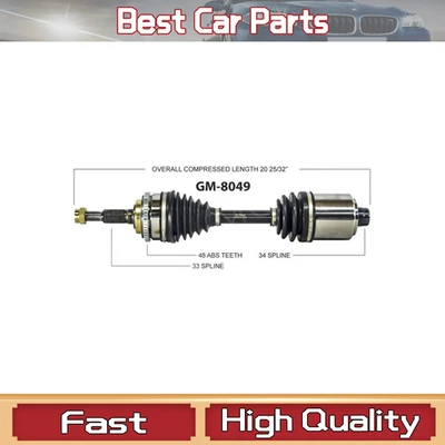 Conjunto de eje delantero CV TrakMotive para Pontiac Chevy Cavalier transmisión automática_LS Foto 1 de 4