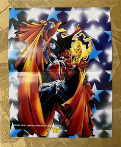 1992 EARLY IMAGE PROMO POSTER of SPAWN (EX/NM) TODD McFARLANE / SAVAGE DRAGON * - Picture 1 of 3