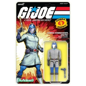 G.I. Joe Wv03 (Cartoon) - Arctic Cobra Commander 3.75 Inch ReAction+ Figure - Picture 1 of 5