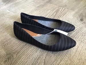 Dr. Scholls Womens Black Pointed Toe Size 8 M slip on casual flats Shoes NEW - Picture 1 of 11
