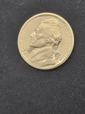 1971 S Proof Jefferson Nickel DDO DDR Rotated Die Reverse - Image 1 of 2