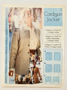 Cardigan Jacket Size 14-22 See Desc for Measure Sewing Step by Step Pattern - Picture 1 of 7