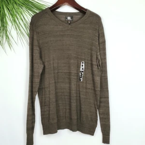 Maglione scollo a V oliva Rock & Republic giovane uomo XL - Foto 1 di 7
