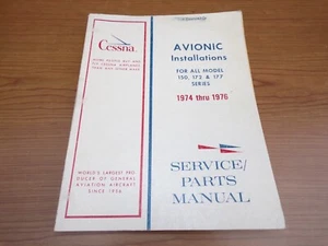Cessna 150, 172, 177 Series Avionics Service Parts Manual 1974 thru 1976 - Picture 1 of 4