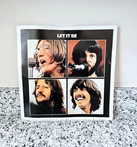 The Beatles "Let It Be" Authentic Metal Tin Sign 12x12 Apple Corps Limited 1996 - Picture 1 of 7