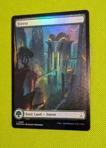 MTG *FOIL FULL ART *March of the Machines FOREST #290 NM - Bild 1 von 1