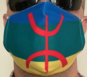 Masque Lavable Drapeau KABYLE - Imagen 1 de 2