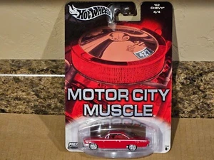 Hot Wheels '62 Chevy Motor City Muscle Series Red Chevrolet Bubble Top - Picture 1 of 2