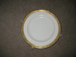 Nuevo plato de ensalada Mikasa Crown Jewel oro Japón - 7,5 pulgadas - Imagen 1 de 2