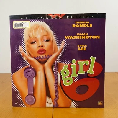 Girl 6 Laserdisc SEALED 1996 Spike Lee Widescreen Edition Laser Disc LD Disk - Image 1 of 4