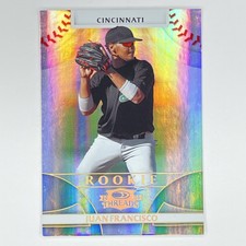 2008 Donruss Threads Century Proof Gold Juan Francisco /50 Rookie #121 Reds