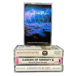 Vtg Cassette Tapes Lot Music New Age Chants Piano AntiStress Serenity Awakening - Picture 1 of 9