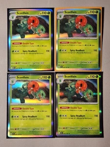 4x holo Scovillain 025/197 Pokemon card SV Obsidian Flames rare NM - Picture 1 of 1