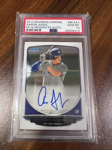 2013 Bowman Chrome Draft Picks Aaron Judge AUTO PSA 10 👑 - Picture 1 of 2
