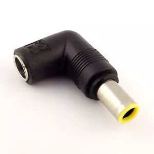 DC 7.9 x 5.5mm Female To Male Right Angle Power Connector Adapter for Lenovo IBM - Picture 1 of 7