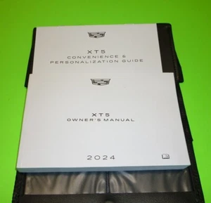 2024 CADILLAC XT5 OWNERS MANUAL SET GUIDE 24 +case LUXURY PREMIUM SPORT NEW - Picture 1 of 1