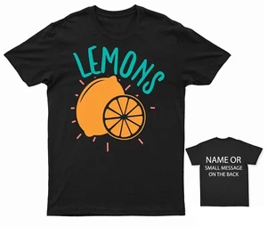 lemons t-shirt beach adventure summer holidays ladies women - Picture 1 of 16