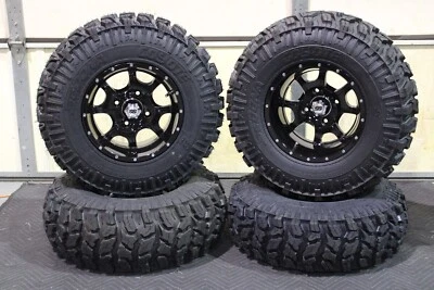 YAMAHA BIG BEAR 350 25 «COYOTE ATV ШИНЫ И COBRA ЧЕРНЫЙ КОЛЕСНЫЙ КОМПЛЕКТ SRA1CA - Изображение 1 из 4