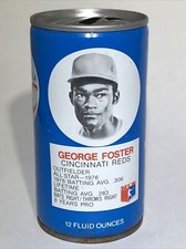 1977 George Foster Cincinnati Reds RC Royal Crown Cola Can MLB All-Star Series