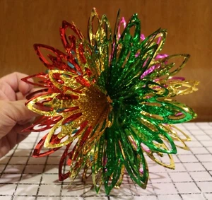 Bola de oropel metálica multicolor decoración panal de aluminio de colección Singapur - Imagen 1 de 5