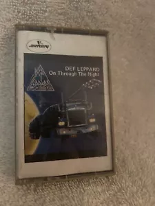 VINTAGE 1980 Def Leppard- On Through the Night Cassette Tape - Picture 1 of 4