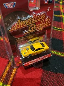 MOTOR MAX AMERICAN GRAFFITI 1976 Yellow CHEVY VEGA 1:64 DIECAST - Picture 1 of 4