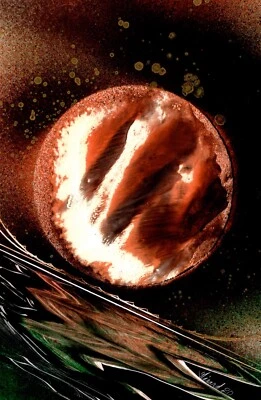 发光月亮风景艺术艺术家 Jason Girard 签名和哑光 — 第 1/4 张图片