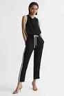 REISS Tyla Side Stripe Sporty Jumpsuit All In One Smart Dress Suit 6 34 £228