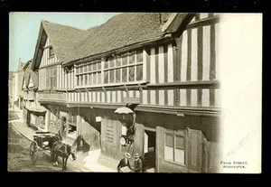 Worcs WORCESTER Friar St c1900s PPC Canadian Stores - Picture 1 of 1