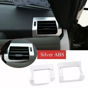 Silver ABS Side Air Vent Outlet Decorative Trim Kit For Land Rover Defender 2020 - Picture 1 of 11